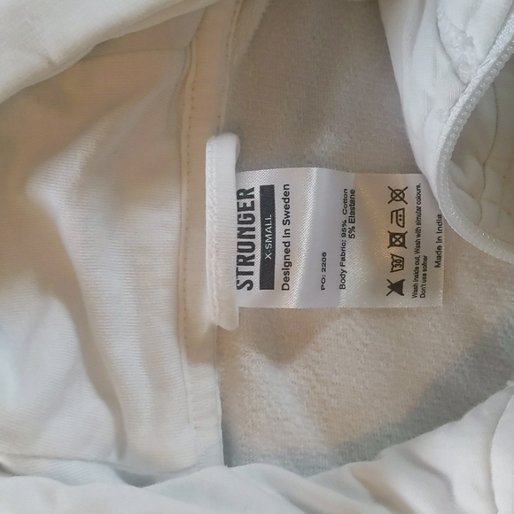 Stronger white zip up hoodie - Picture 4 of 4